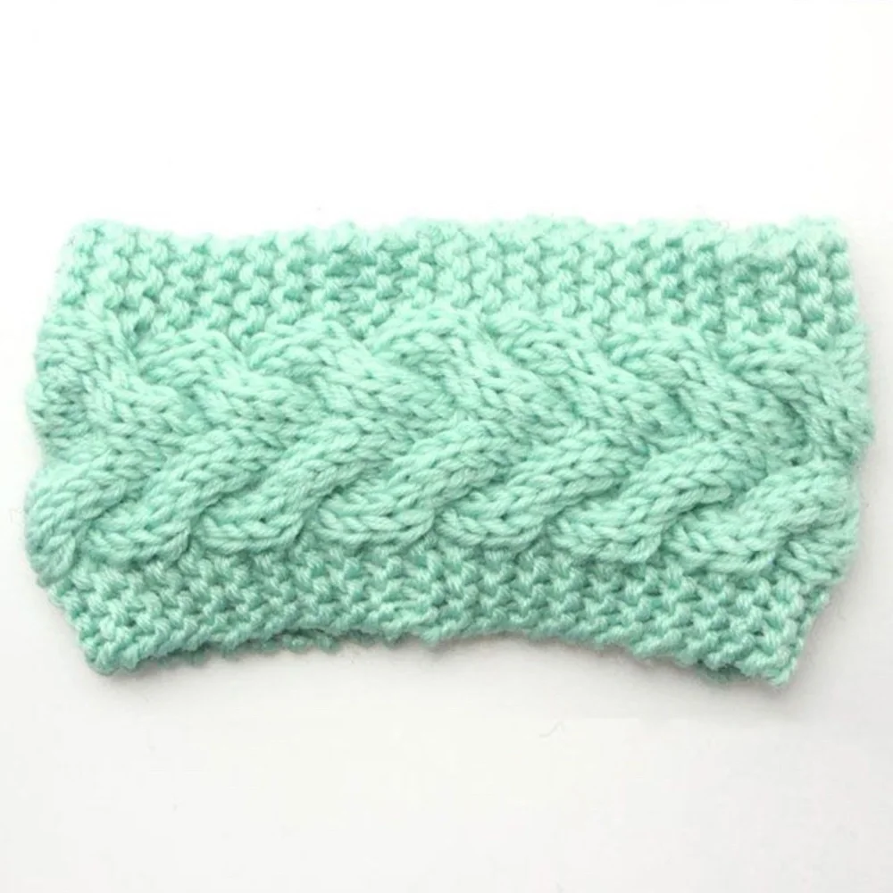 *ZOE* Mint Handmade Twist Woven Fashion Headband